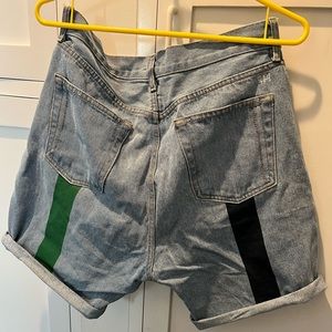 Still Here New York Moss Cut Offs - Vintage Blue Denim Shorts